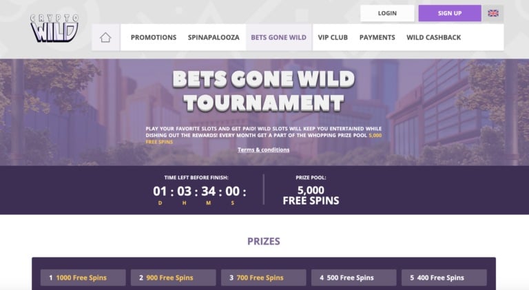 CryptoWild Online Casino Review