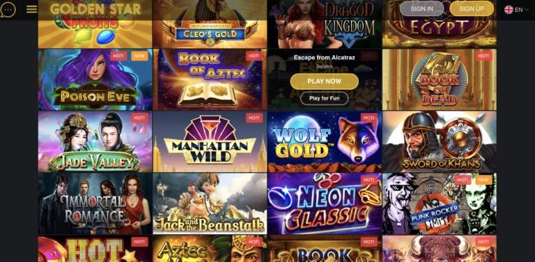 Play Slots and More at Golden Star Casino