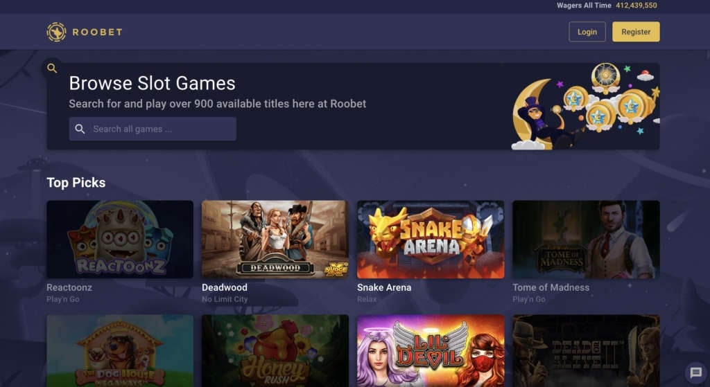 roobet casino games reviews