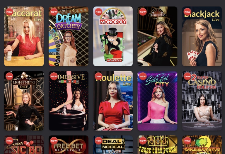 Live Casino Games at Fezbet