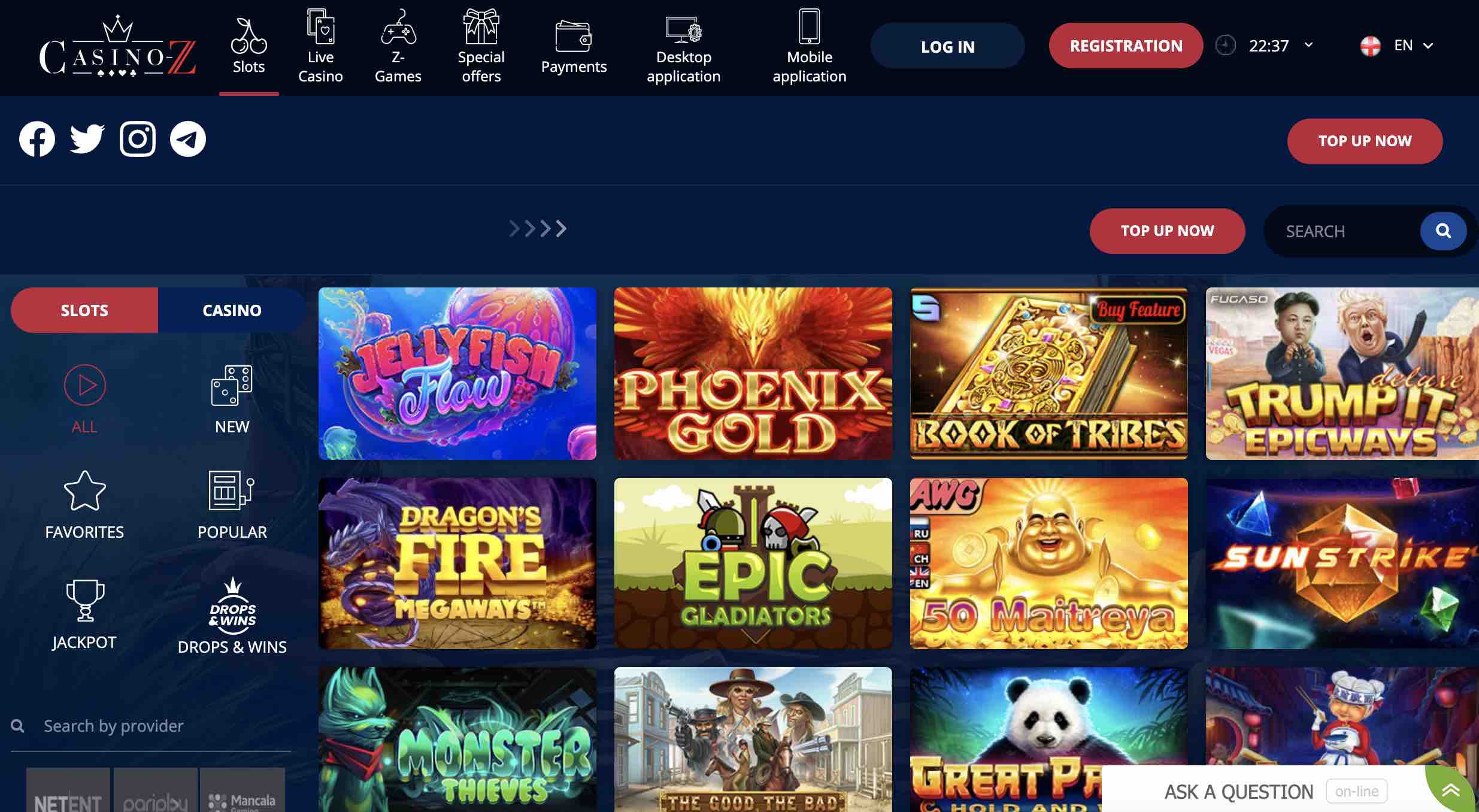 Play the Best Casino Games at Casino Z