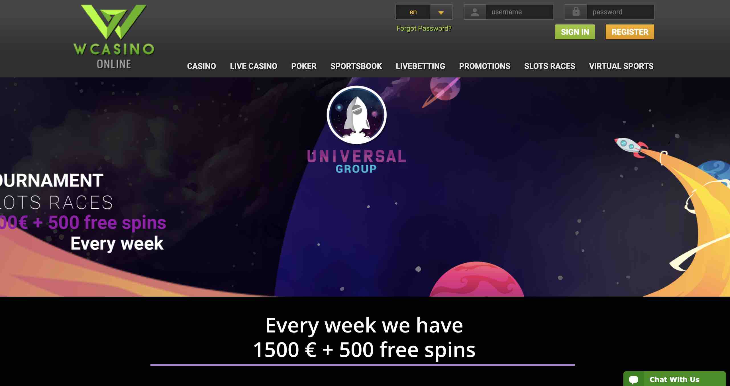 WCasino Promotions