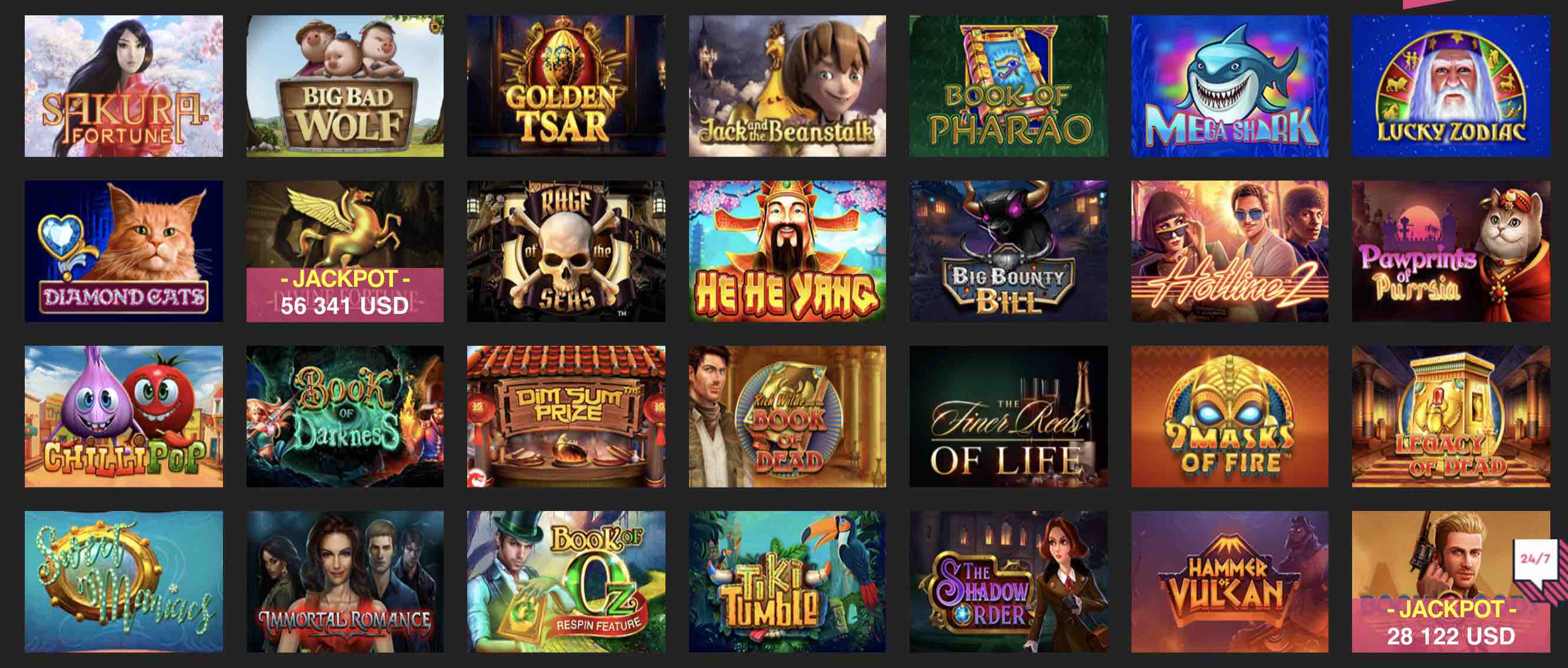 Booi Casino Games