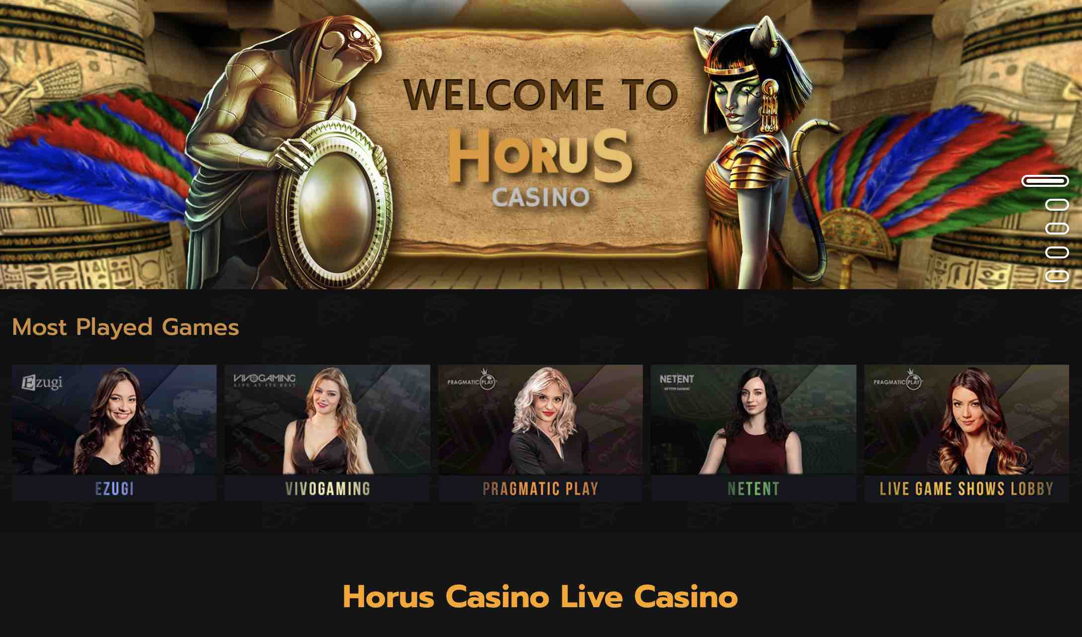 Horus Casino Live Dealer