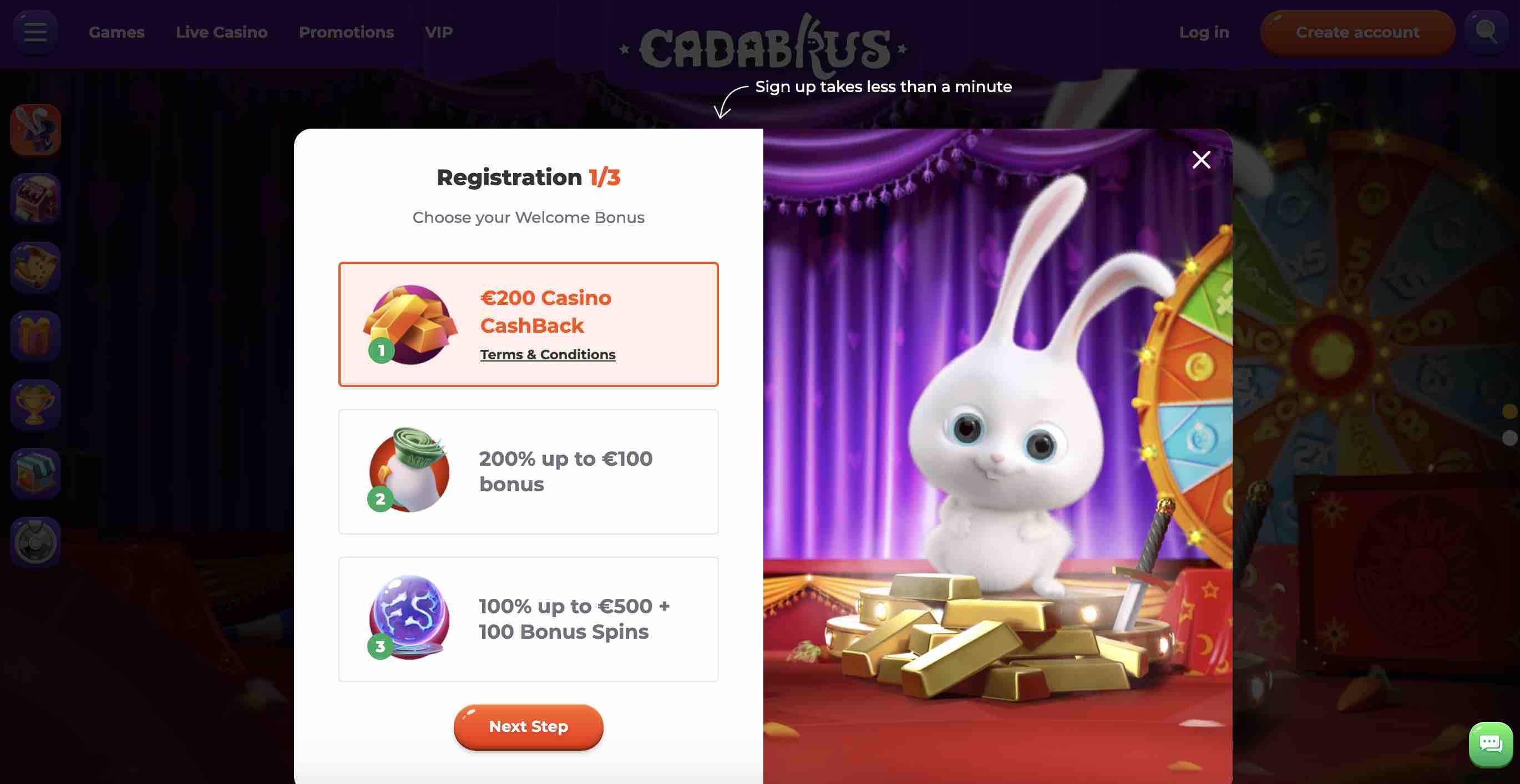 Join Cadabrus Casino Today