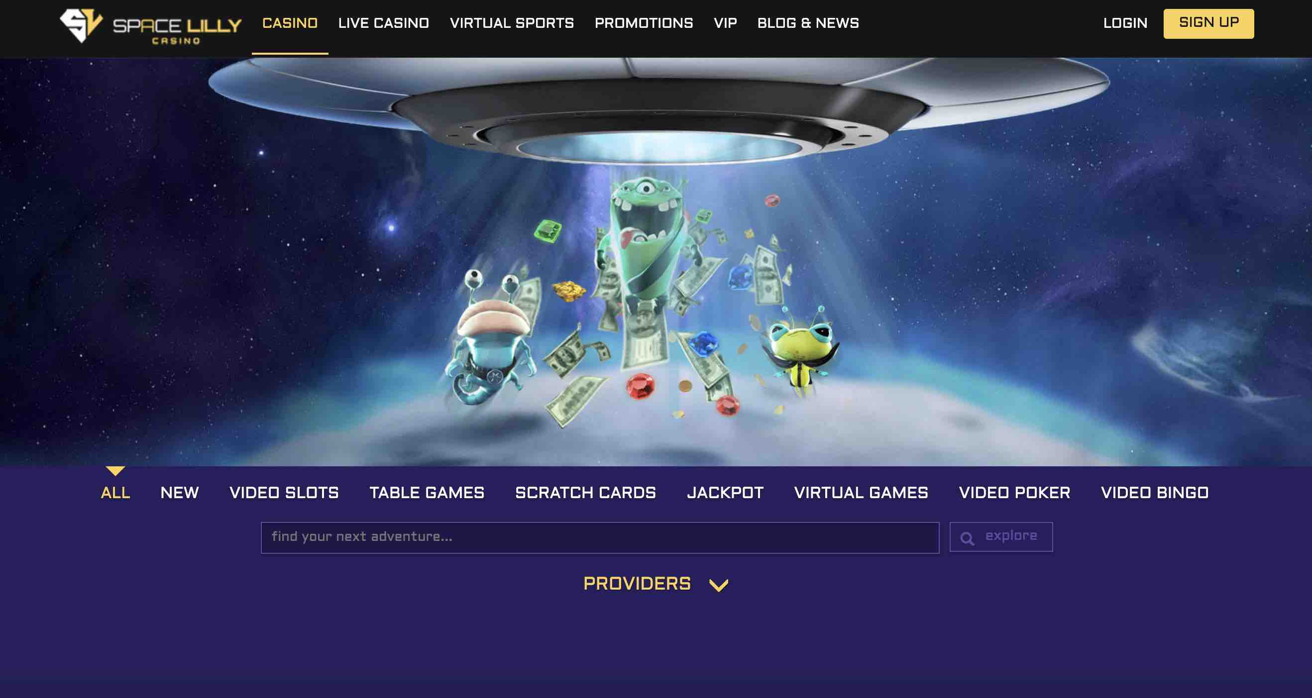 Join Space Lilly Casino Today