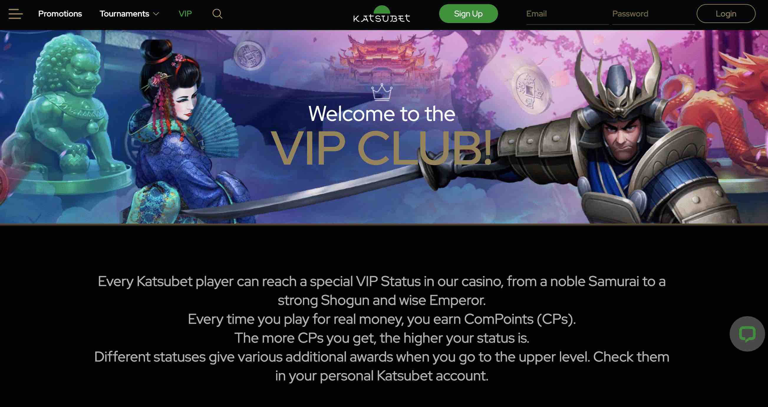 Join the KatsuBet VIP Club