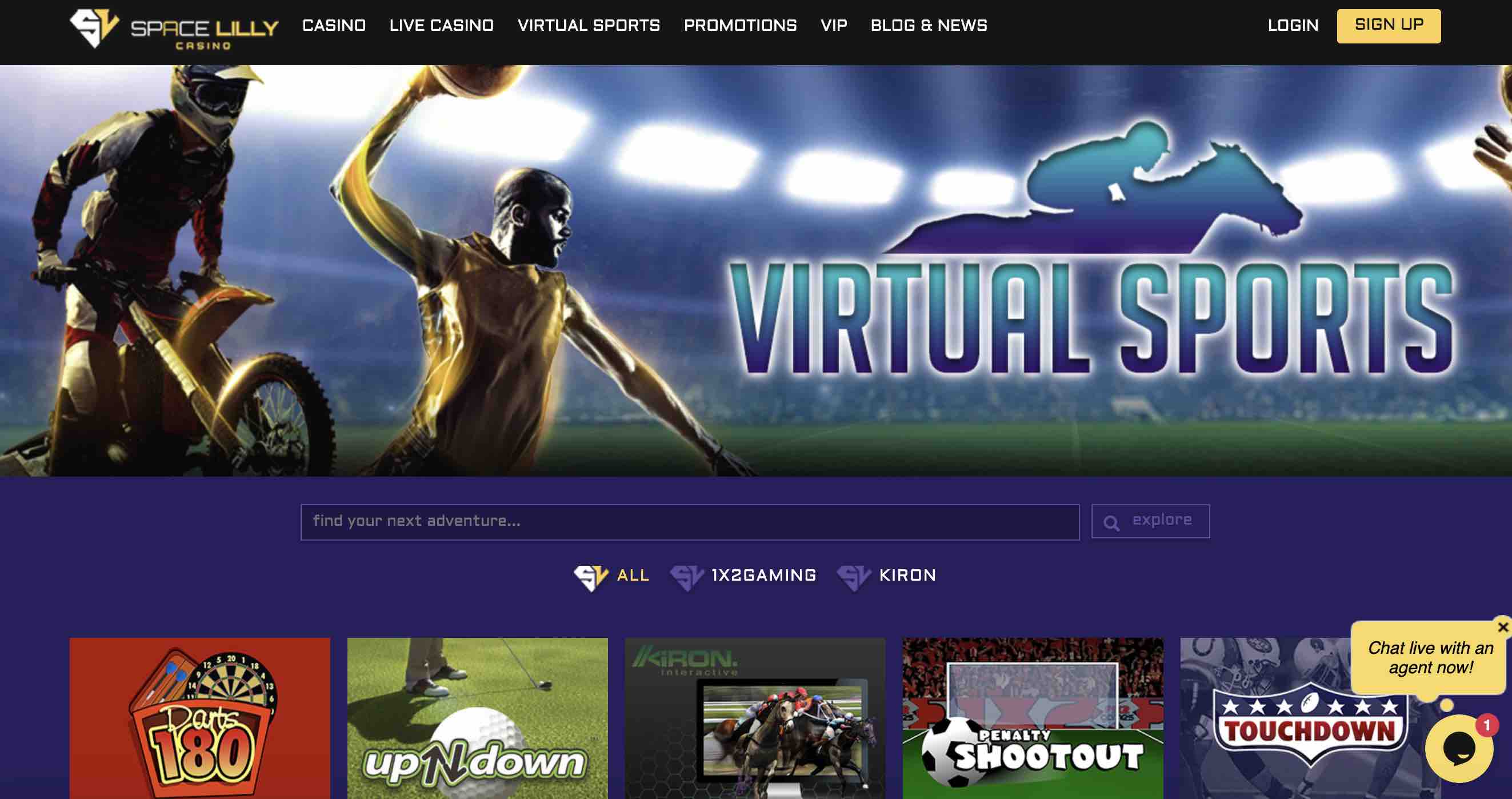 Space Lilly Casino Virtual Sports