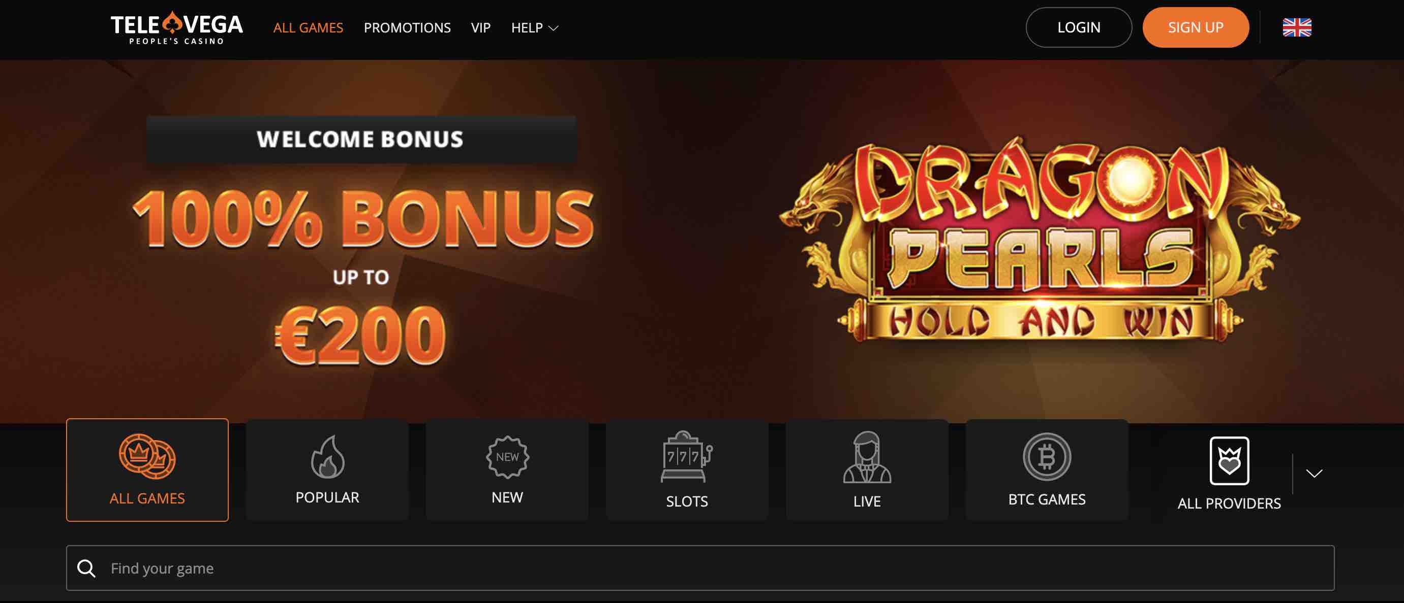 TeleVega Casino Review Join Now