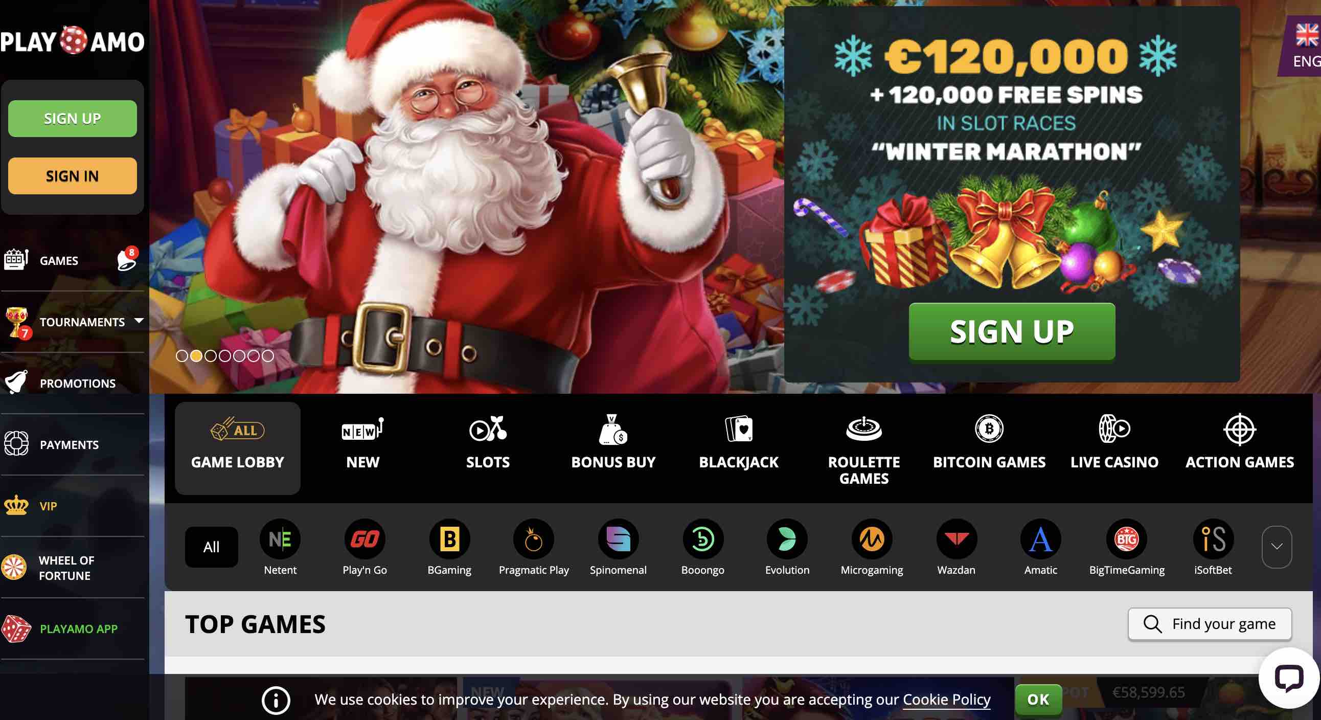 Big Bonuses and More at Playamo Casino