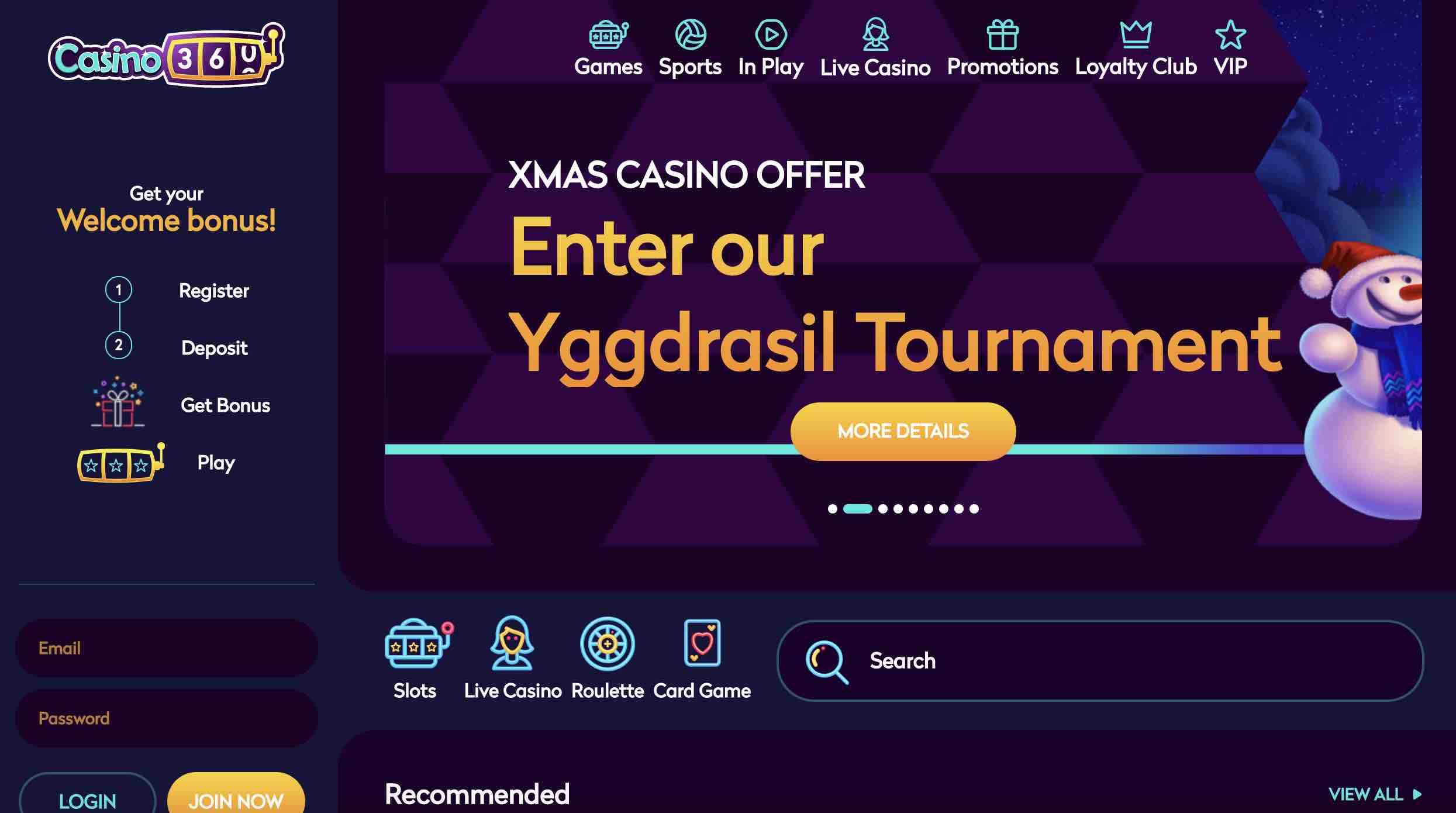 Casino360 Promotions and Tournaments