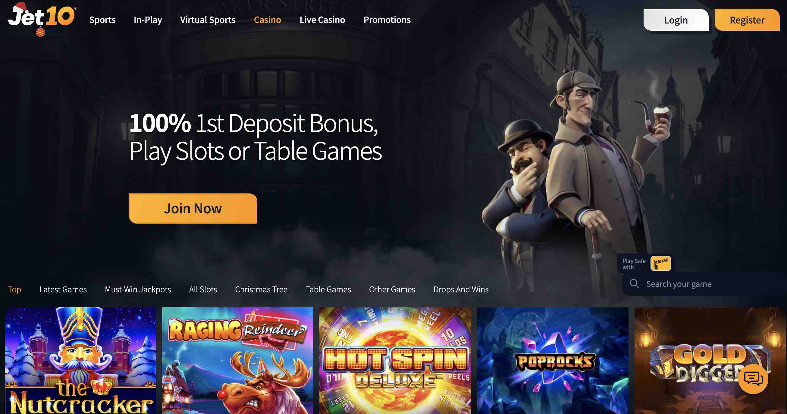 Deposit Bonus at Jet10 Casino