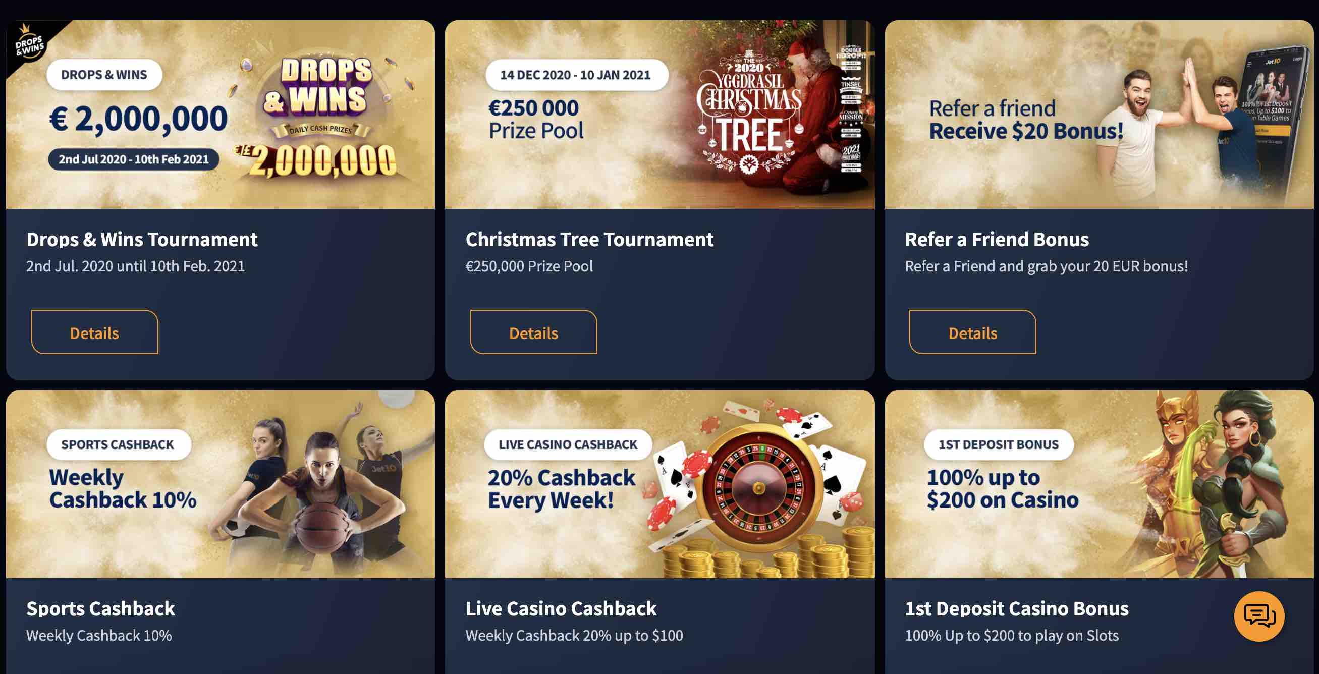 Jet10 Casino Promotions