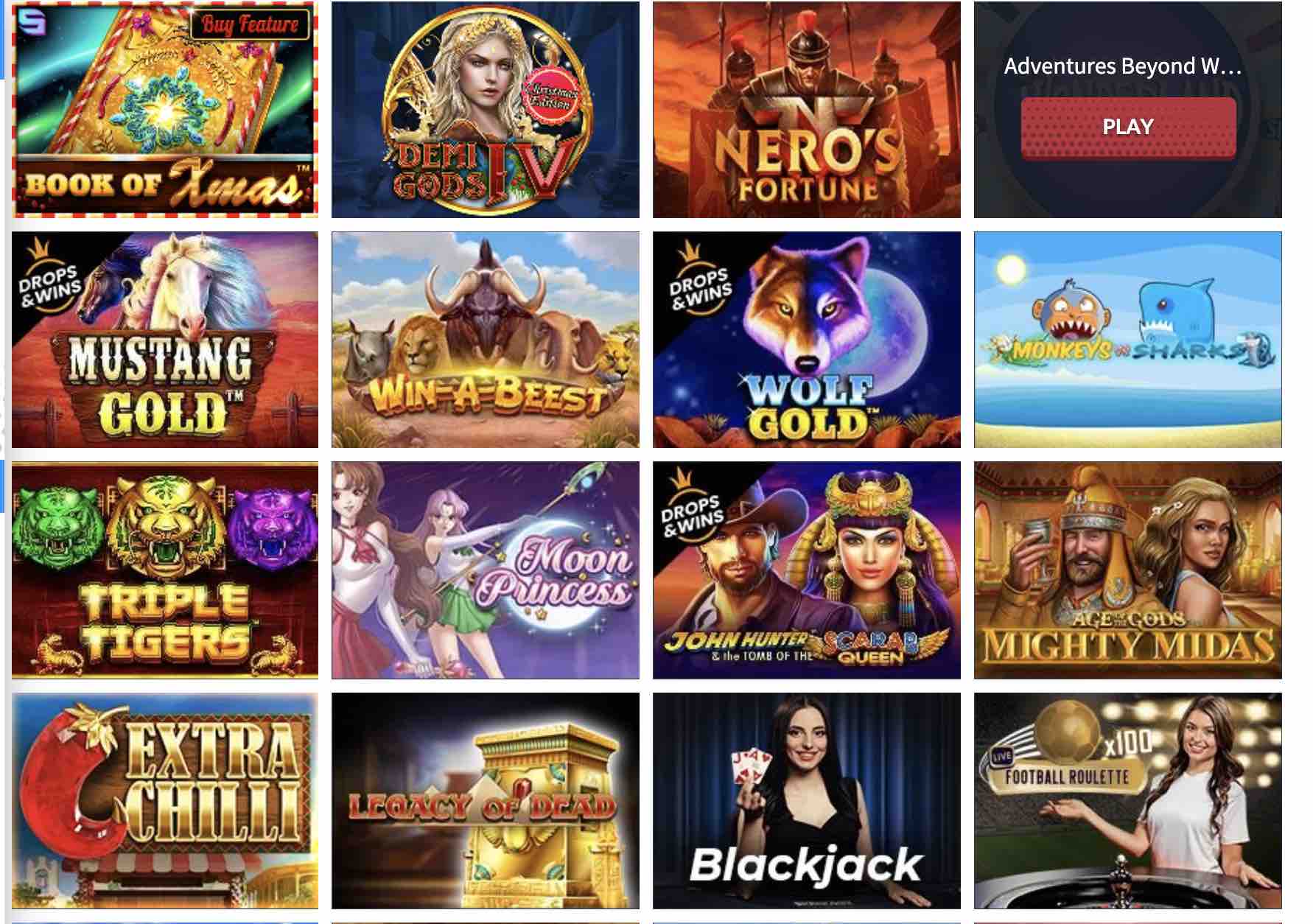 Mr Bet Casino Games