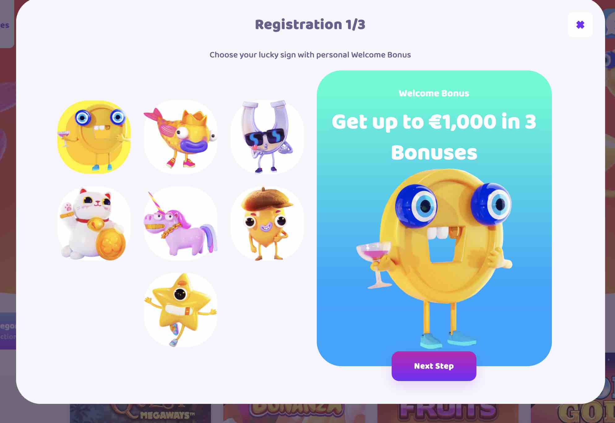 Welcome Bonuses at 7Signs Casino