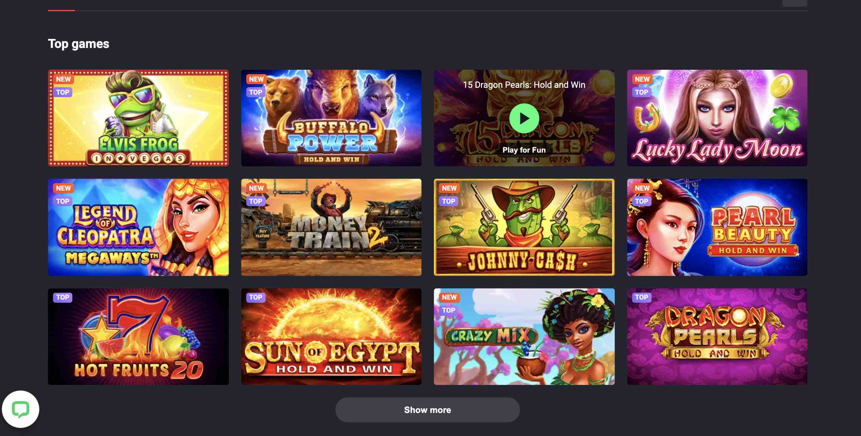 Great Games at JooCasino