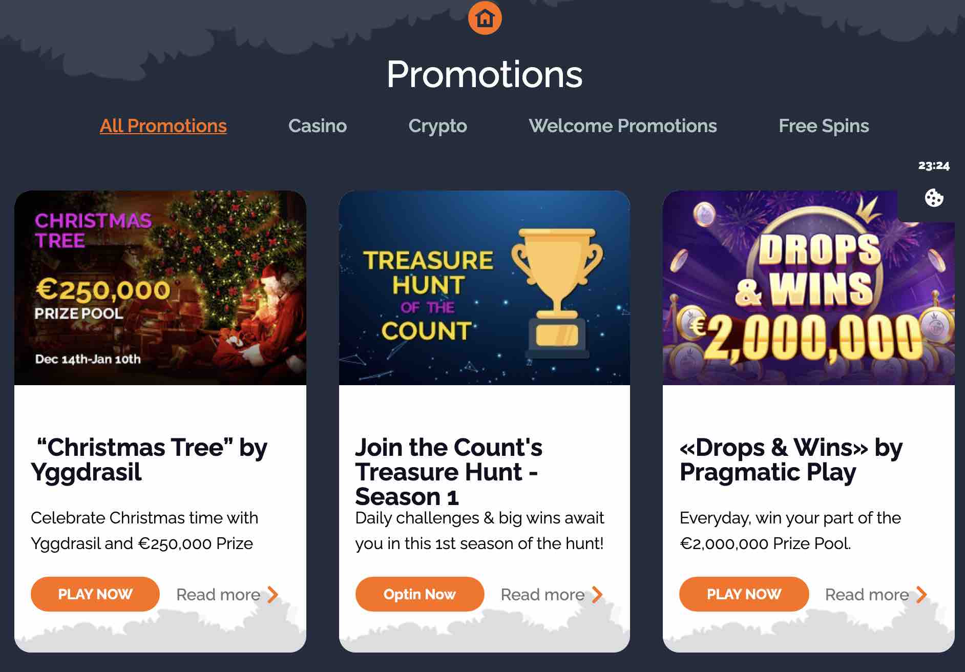 montecryptos casino offers and bonuses