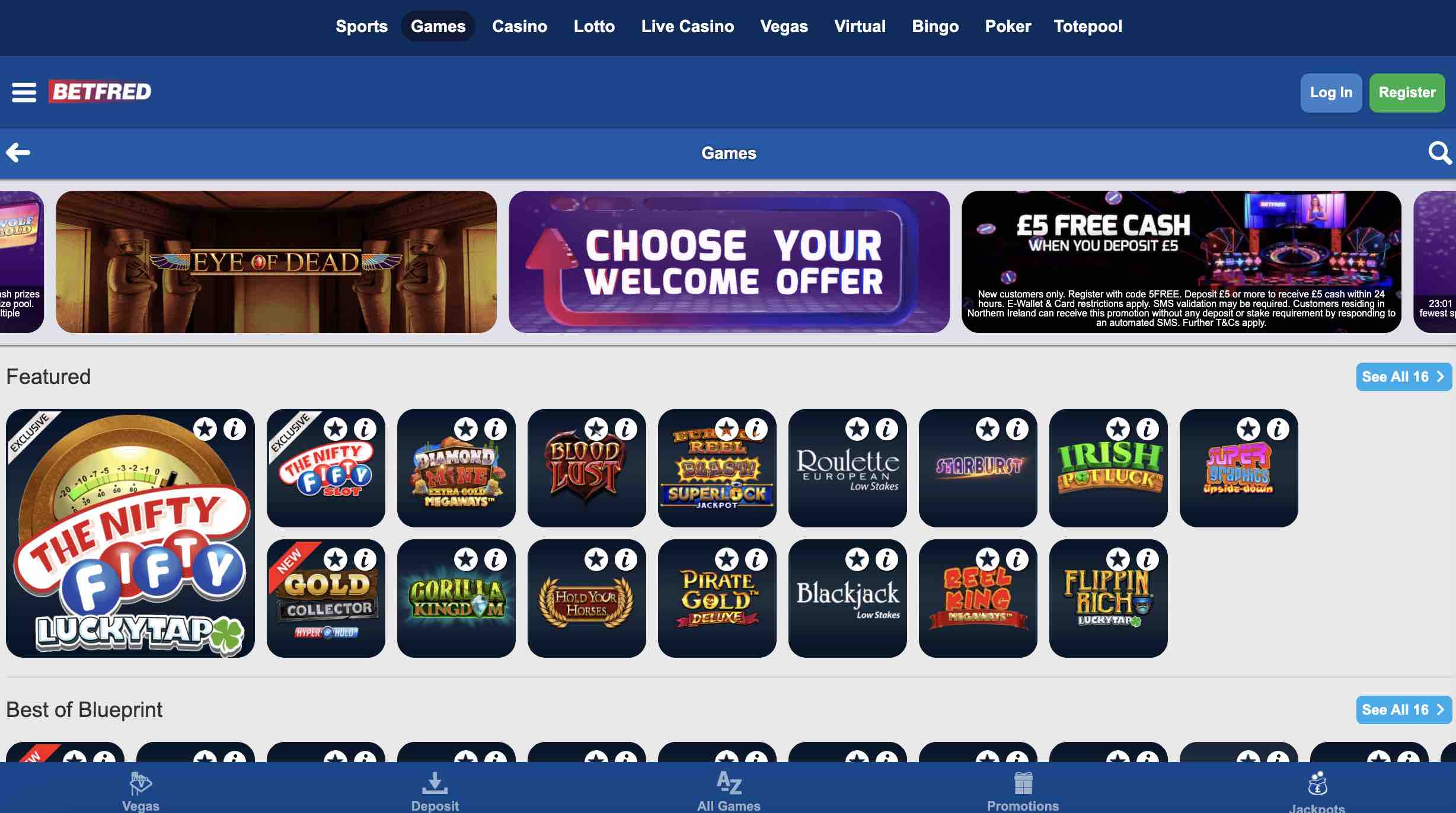 Betfred Casino Review and Promos