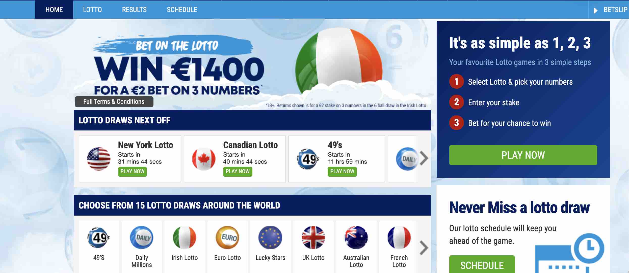 Play Lotto at BoyleSports Casino