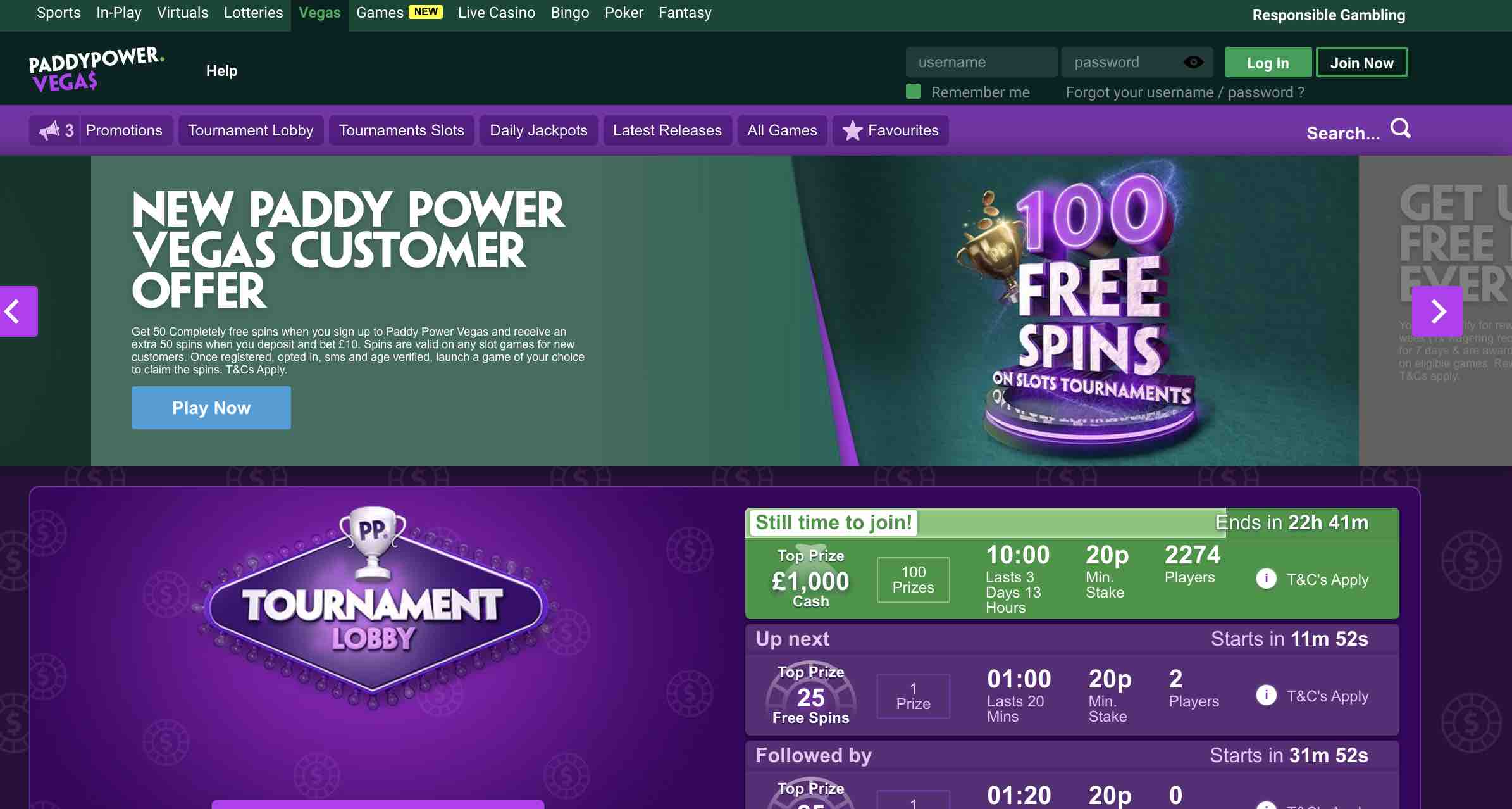 Play Paddy Power Casino