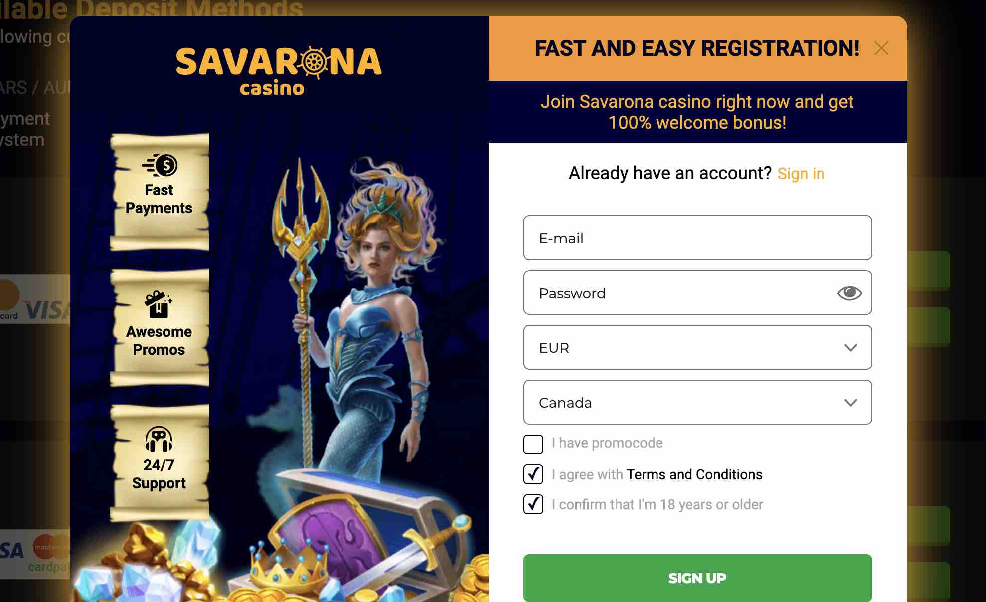 Join Savarona Casino