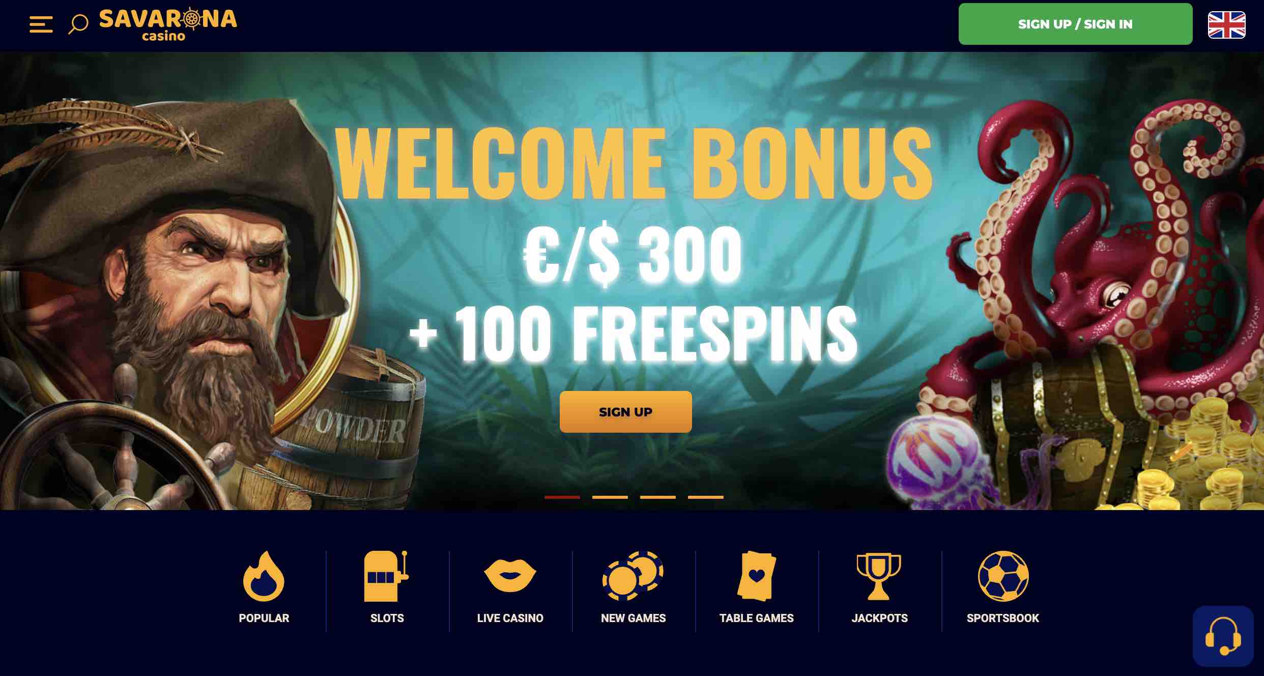 Welcome Bonus at Savarona Casino