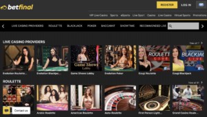 Betfinal Casino Games