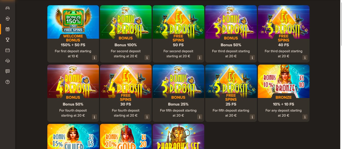 Sol Casino bonuses