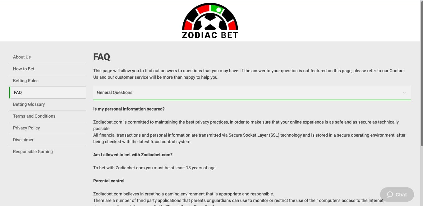 Zodiac Bet FAQ