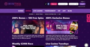 Wintika Casino Games