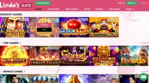 Games at Lady Linda’s Slots