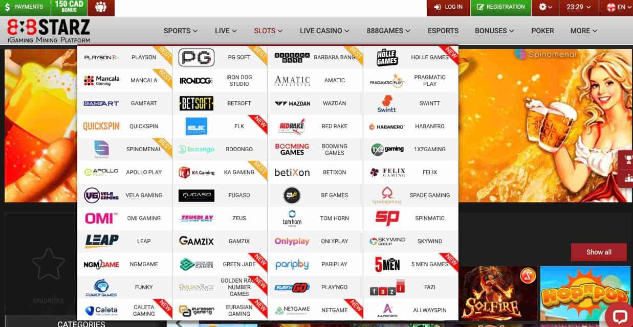 888Starz Bet Casino Review - get Up to €1,500