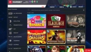 MarsBet Casino Games