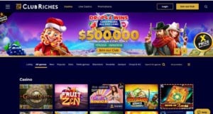 Join ClubRiches Casino