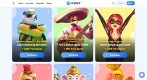 Bonuses at IceBet Casino